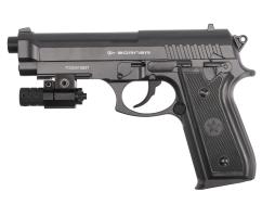 Пистолет страйкбольный Borner 92M (Beretta 92, металл, неподвижный затвор) 6 мм