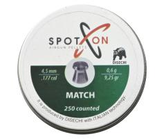 Пули Spoton Match 4,5 мм, 0,60 г (250 штук)