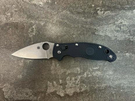 Складной нож Spyderco Manix 2 (реплика, VG10, черный)