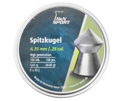 Пули H&N Spitzkugel 6,35 мм, 1,61 г (150 штук)