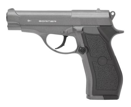 Пневматический пистолет Borner M84 (металл, неподвижный затвор, Beretta 84) 4.5 мм