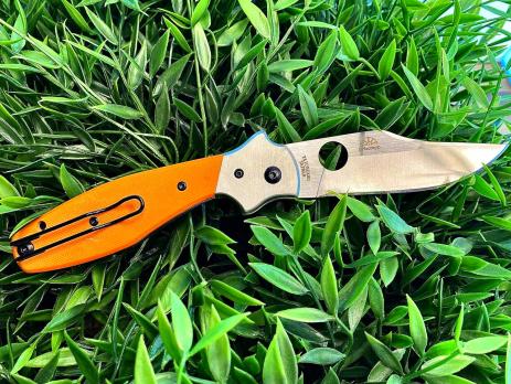Складной нож Spyderco CPM s30v (оранжевый)
